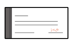 image of cheque